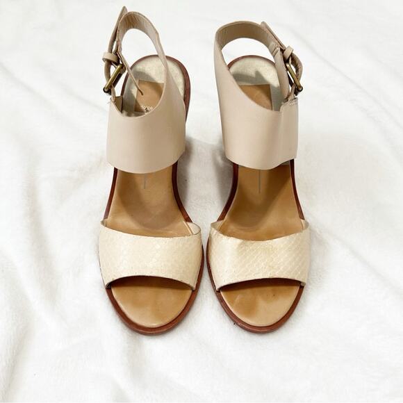 Dolce Vita tan wedge sandals leather size 7 - Picture 5 of 10
